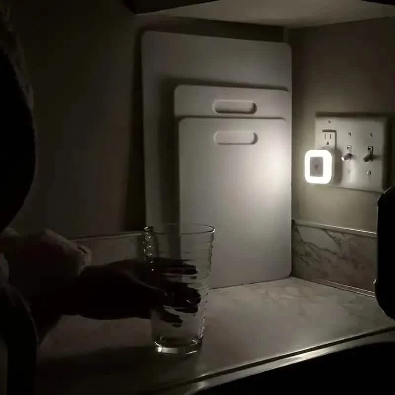 2-Pack: LED Night Light, Plug-in Wall Sconce with Auto Dusk to Dawn Sensor Indoor Lighting - DailySale