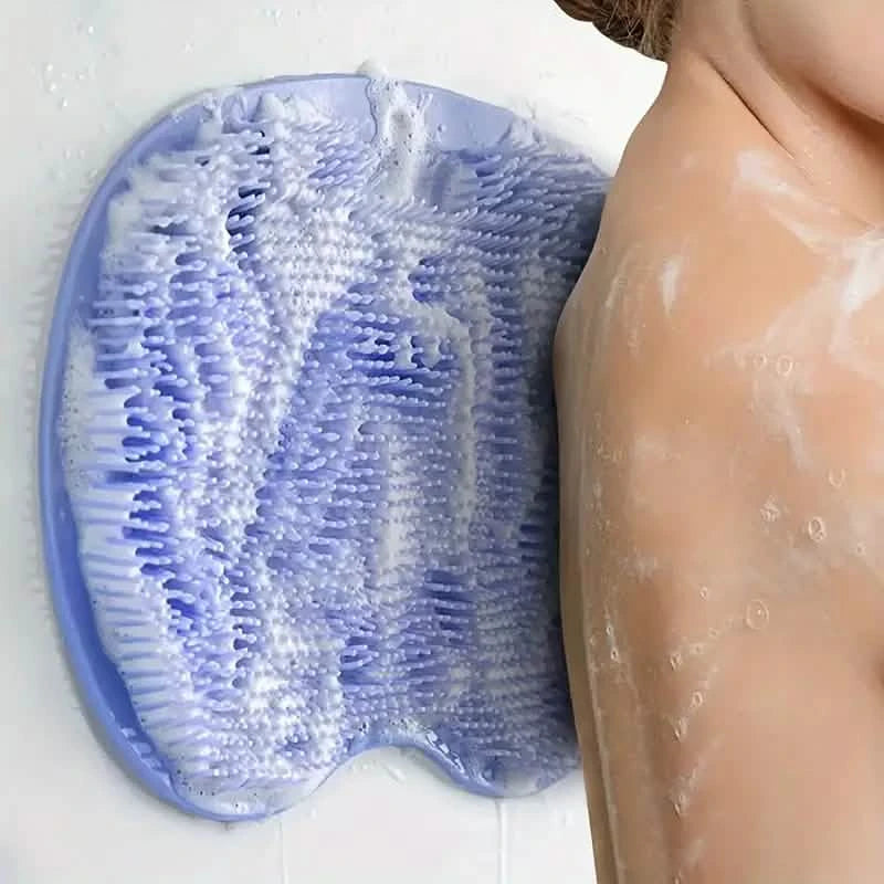 2-Pack: Non-Slip Foot & Back Scrubber with Exfoliating Cushion Bath - DailySale