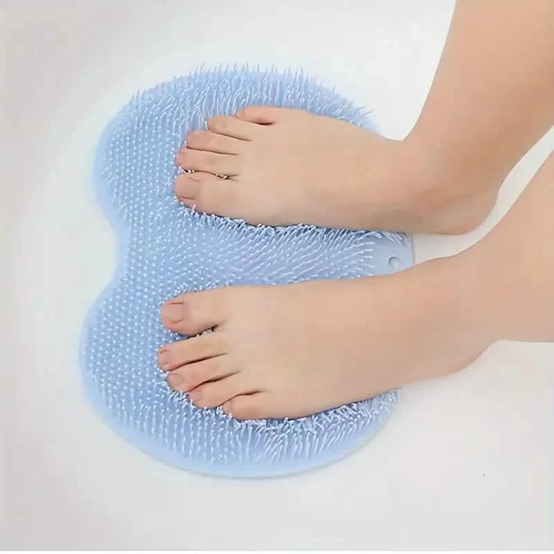 2-Pack: Non-Slip Foot & Back Scrubber with Exfoliating Cushion Bath - DailySale