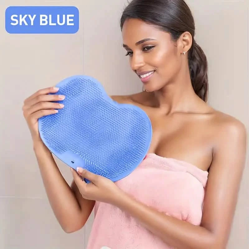 2-Pack: Non-Slip Foot & Back Scrubber with Exfoliating Cushion Bath - DailySale