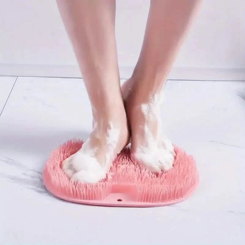 2-Pack: Non-Slip Foot & Back Scrubber with Exfoliating Cushion Bath - DailySale