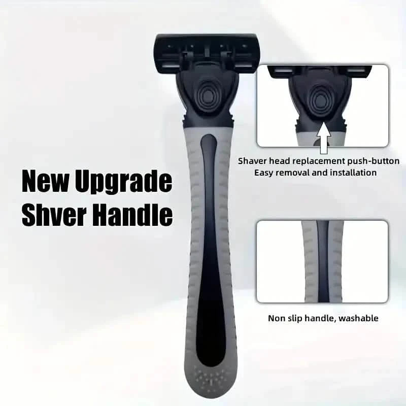 2-Pack: Stainless Steel Shaver with 18 Replacement Razor Blades Men's Grooming - DailySale