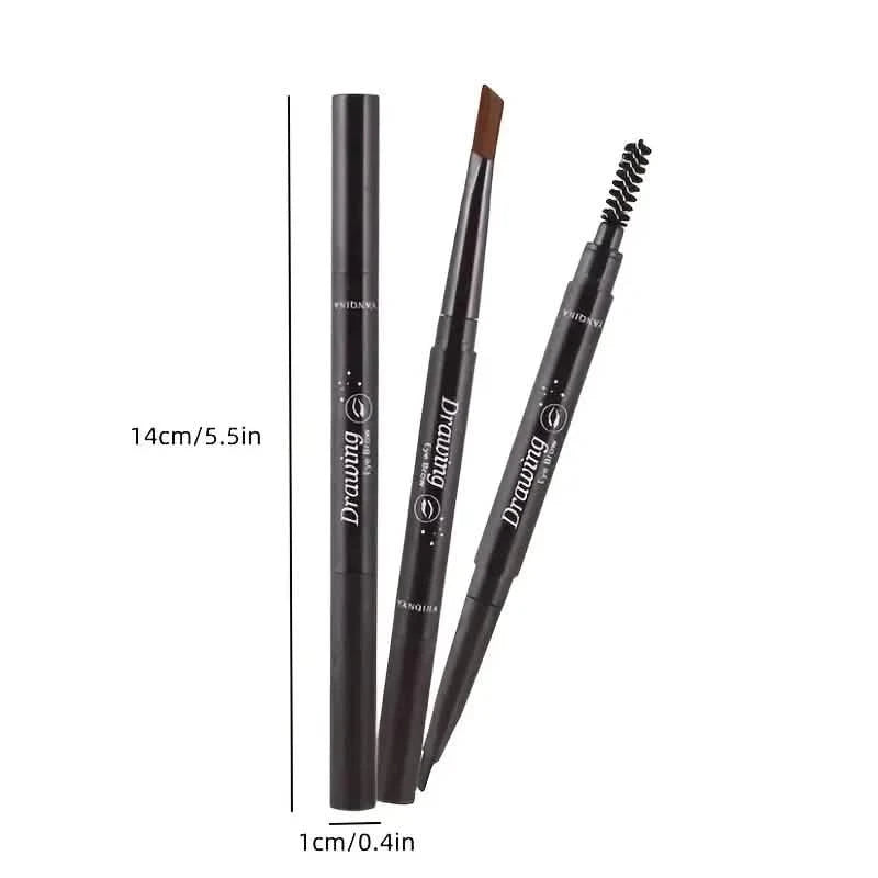 2-Pack:Natural Makeup Double Heads Automatic Eyebrow Pencil Waterproof Long-lasting Beauty & Personal Care - DailySale