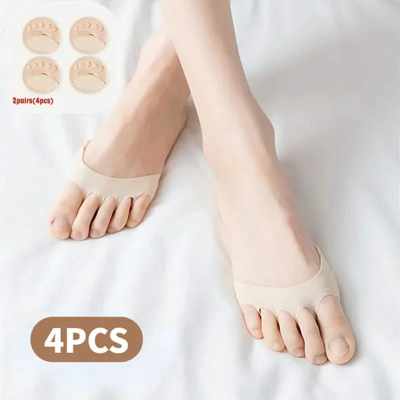 2-Pairs: Invisible Socks Spherical Footrest Women's Shoes & Accessories - DailySale