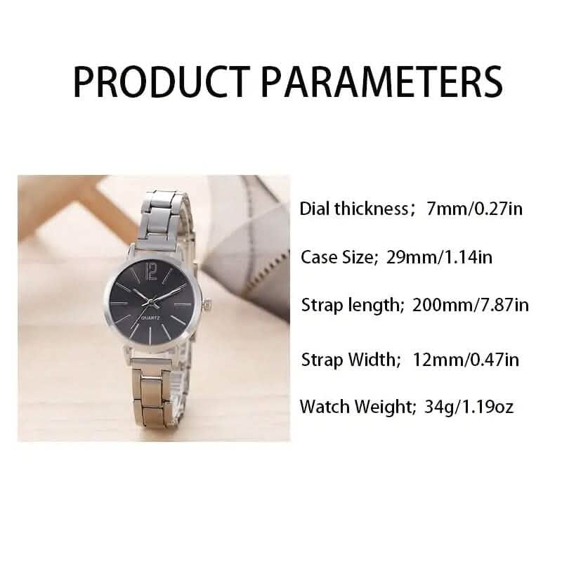 2-Piece Set: Digital Alloy with Quartz Watch and Love Bracelet Women's Shoes & Accessories - DailySale