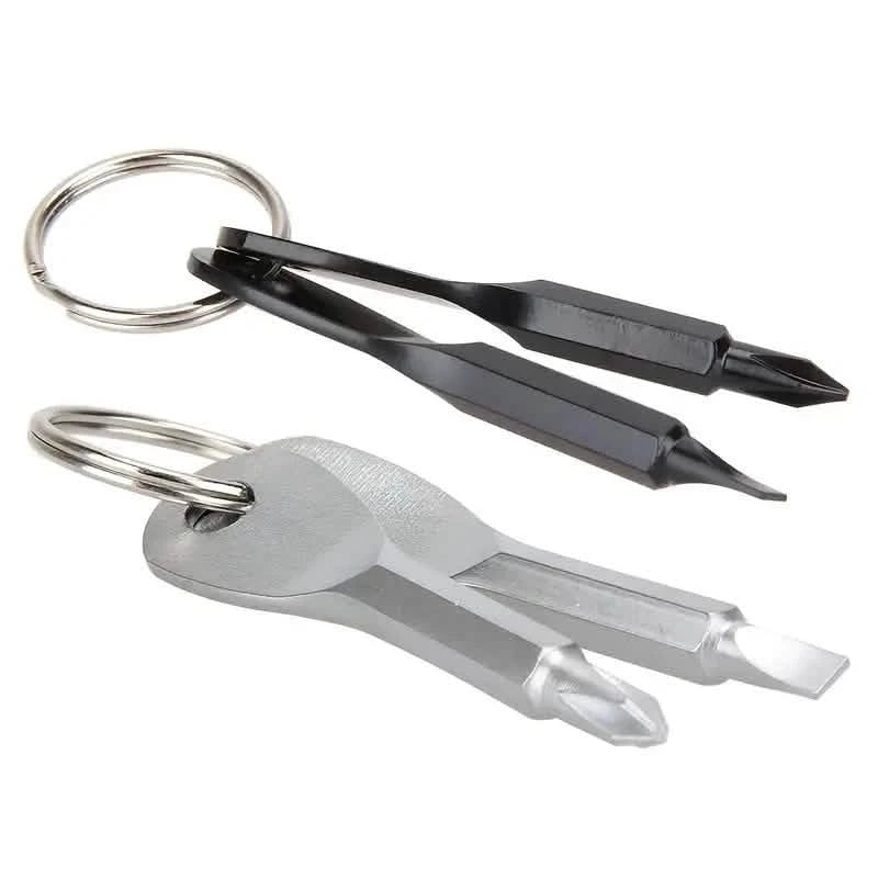2-Piece Set: Portable Mini Screwdriver Key Ring Everything Else - DailySale
