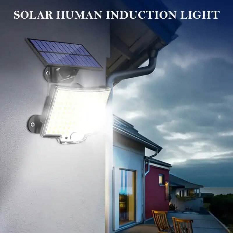 2-Pieces: 106 LED Solar Security Outdooor Lights Outdoor Lighting - DailySale