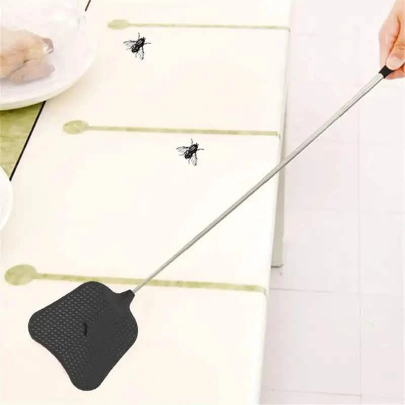 2-Pieces: Heavy Duty Telescopic Fly Swatter Set Pest Control - DailySale