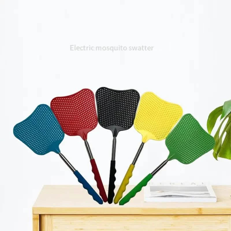 2-Pieces: Heavy Duty Telescopic Fly Swatter Set Pest Control - DailySale