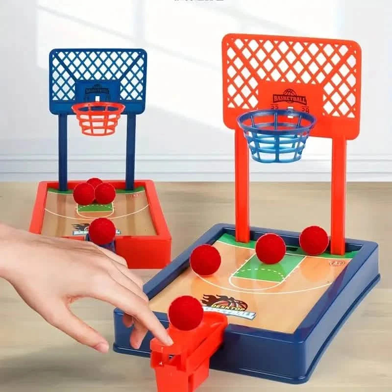 2-Player Finger Basketball Hoop Game - Tabletop Sports Toy for Youngsters Party Fun Toys & Games - DailySale