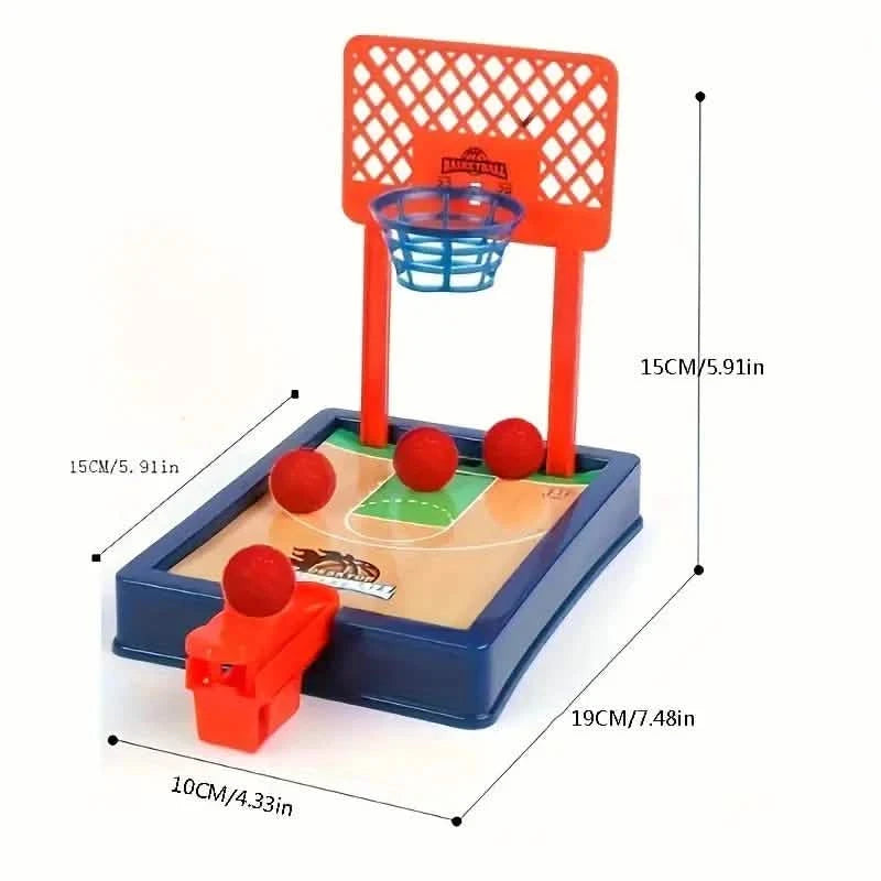 2-Player Finger Basketball Hoop Game - Tabletop Sports Toy for Youngsters Party Fun Toys & Games - DailySale