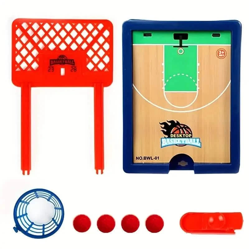 2-Player Finger Basketball Hoop Game - Tabletop Sports Toy for Youngsters Party Fun Toys & Games - DailySale