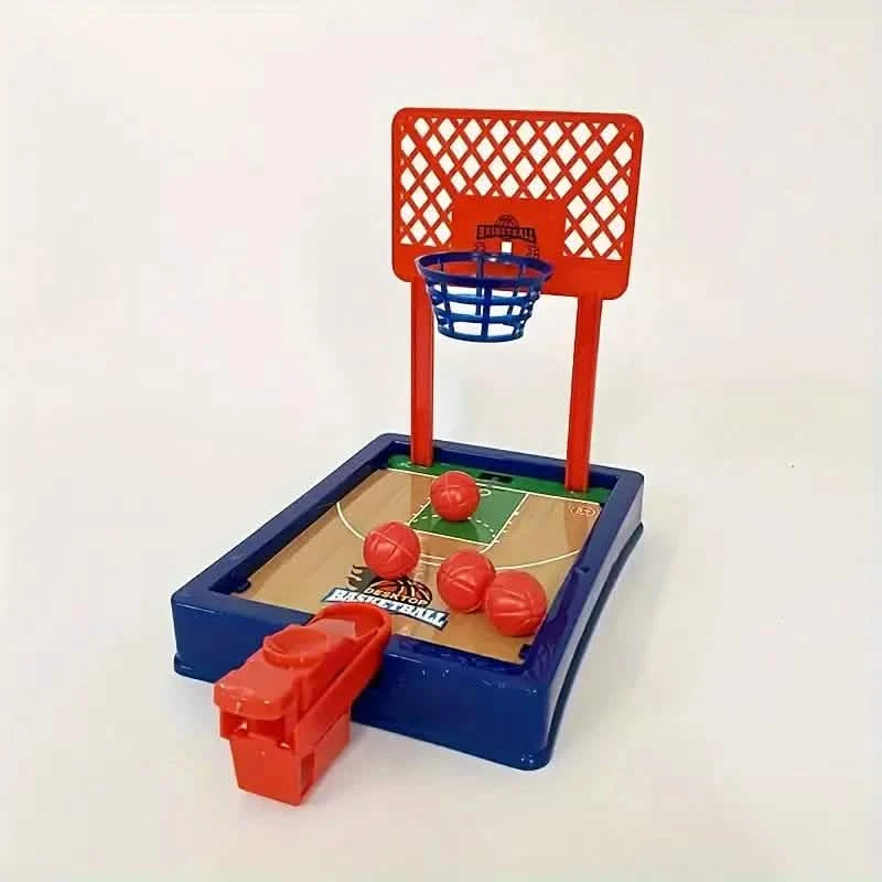 2-Player Finger Basketball Hoop Game - Tabletop Sports Toy for Youngsters Party Fun Toys & Games Red - DailySale