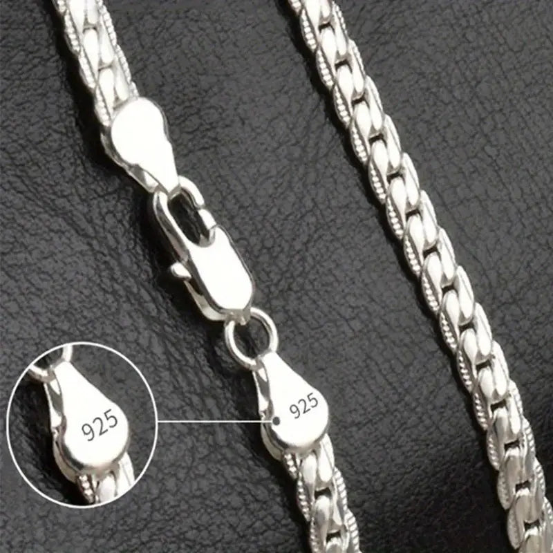 925 Sterling factory Silver Authentic Chain Unis