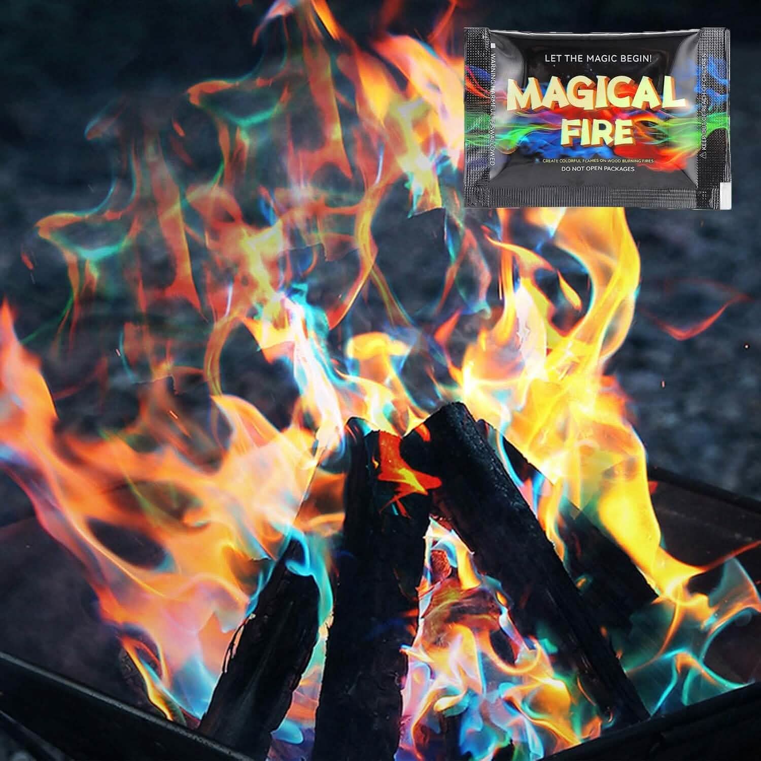 20-Pack: Magical Campfire Color Flames Color Changing Packs Sports & Outdoors - DailySale