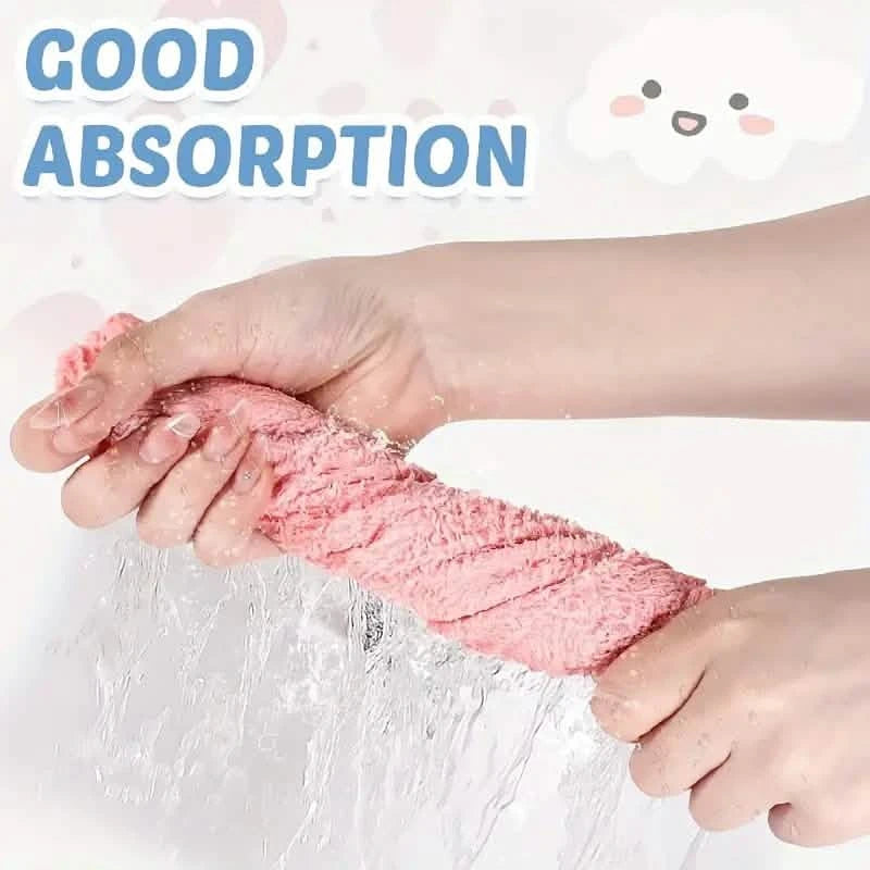20-Pack: Polyester Hand Towels, 200gsm Knit Fabric, Soft Absorbent Square Bath Towels Bath - DailySale