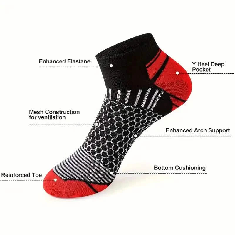 20-Pairs: Men's Outdoor Color Matching Low-Top Socks Men's Shoes & Accessories - DailySale