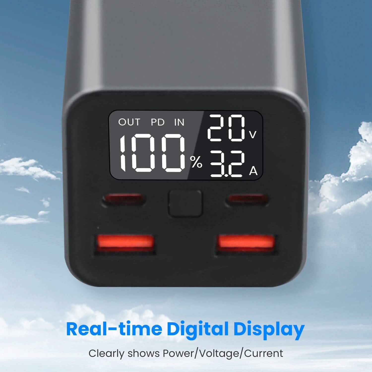 20000mah 65W USB-C PD Laptop Power Bank Fast Charging Mobile Accessories - DailySale