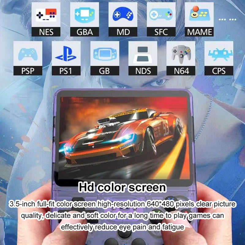 RetroRush Ultimate Retro Handheld Gaming Console – 128GB Pocket Arcade, Hi-Res Screen, 20k Games!