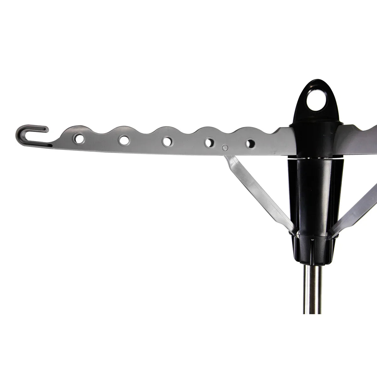 Silver Foldable Tripod Garment Drying Rack