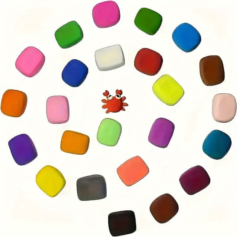 24-Pack: Colored Air Dry Clay Arts & Crafts - DailySale