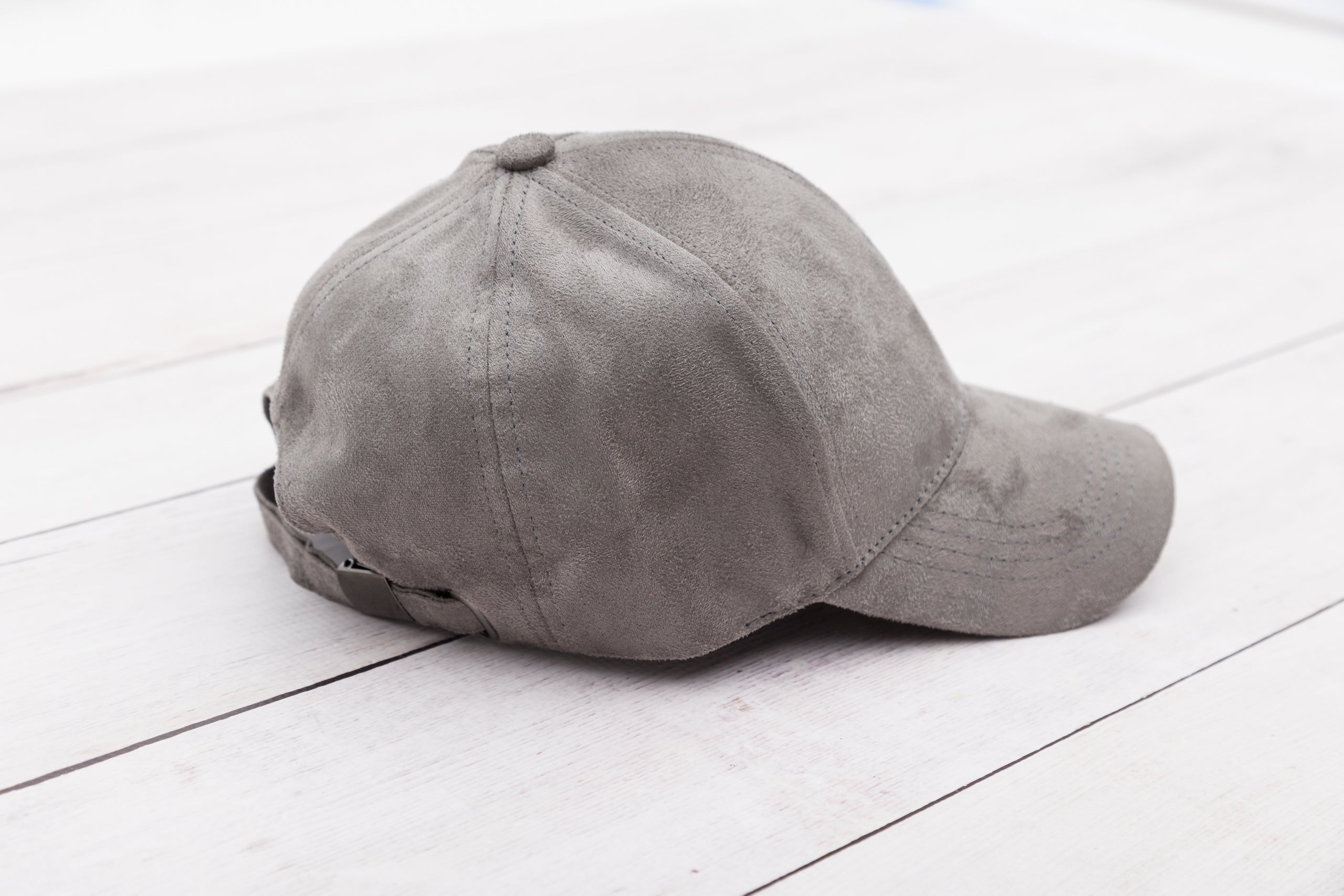 Suede Boyfriend Ball Cap