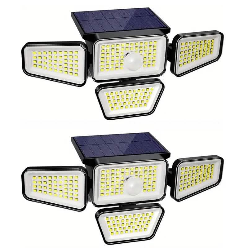 270 LED Solar Garden Outdoor Lights Outdoor Lighting 2-Piece - DailySale