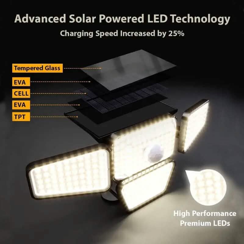 270 LED Solar Garden Outdoor Lights Outdoor Lighting - DailySale