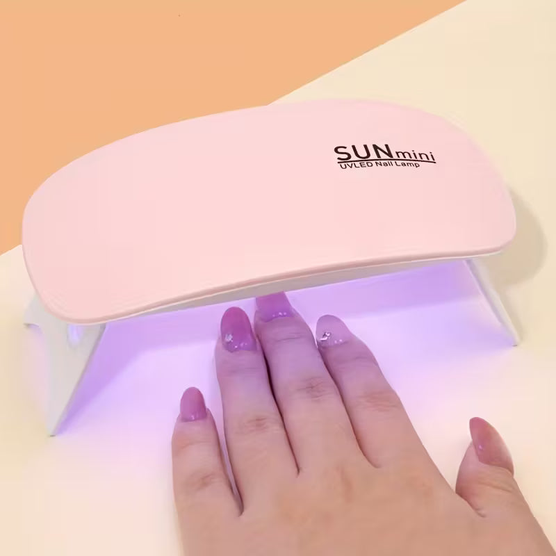 6W UV LED Nail Lamp – USB Portable Gel Curing Light