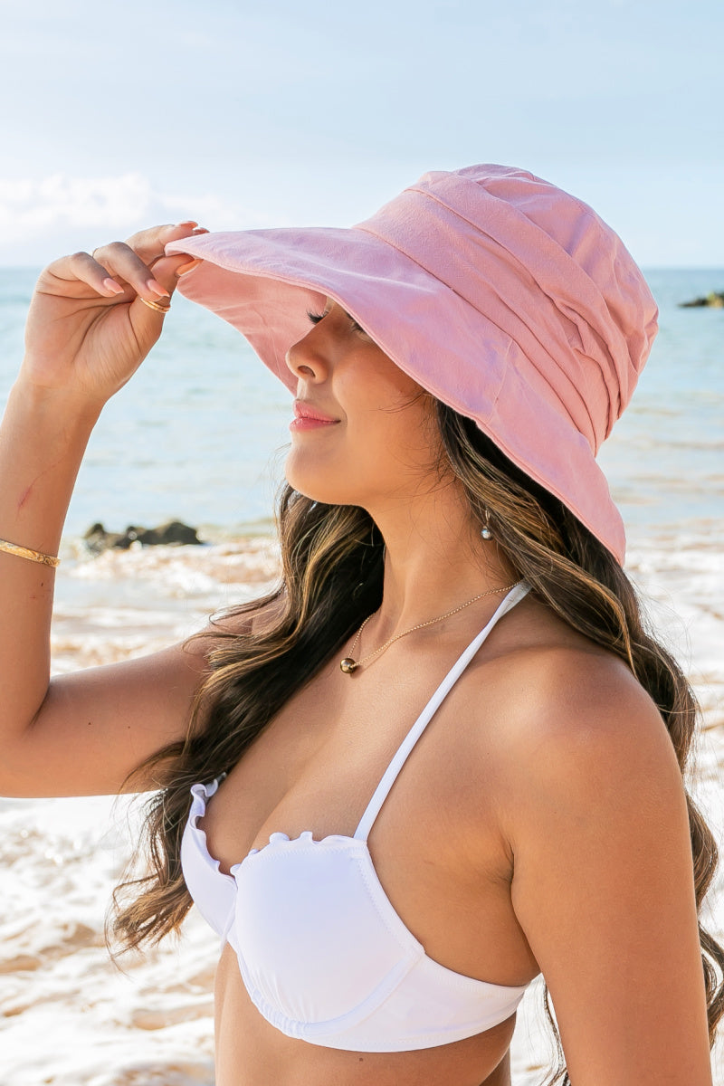Tie-Back Bucket Sunhat