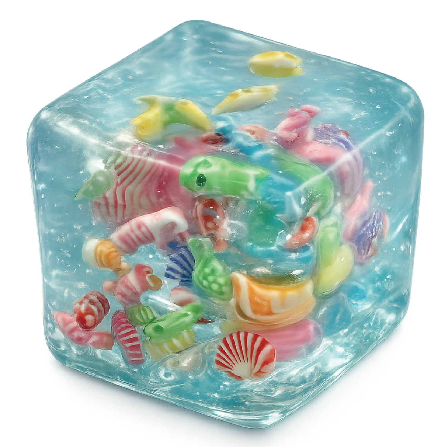 Fun Doh Squishy Charm Cube Sensory Fidget Toy – Assorted Styles