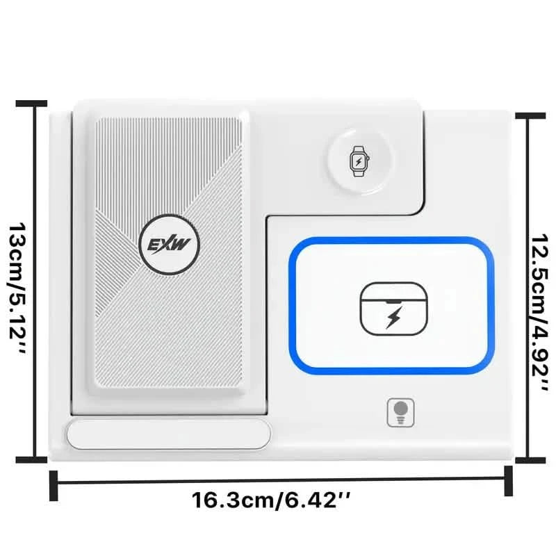 3-in-1 Multifunctional Convenient Wireless Charging Station Mobile Accessories - DailySale