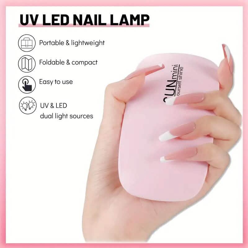 3 LED Mini UV/LED Nail Dryer Beauty & Personal Care - DailySale