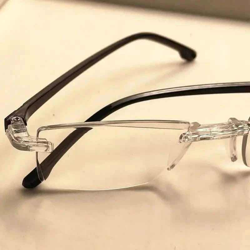 3-Pack: 2K Style Rimless Reading Glasses for Men & Women Wellness - DailySale