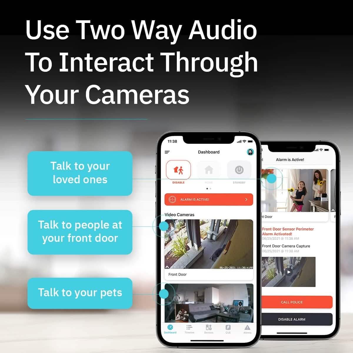 3-Pack: Abode Cam 2 | Indoor/Outdoor WiFi Connected Security Camera with Full Color Low-Light Video, Motion Detection, and Two-Way Voice Smart Home & Security - DailySale