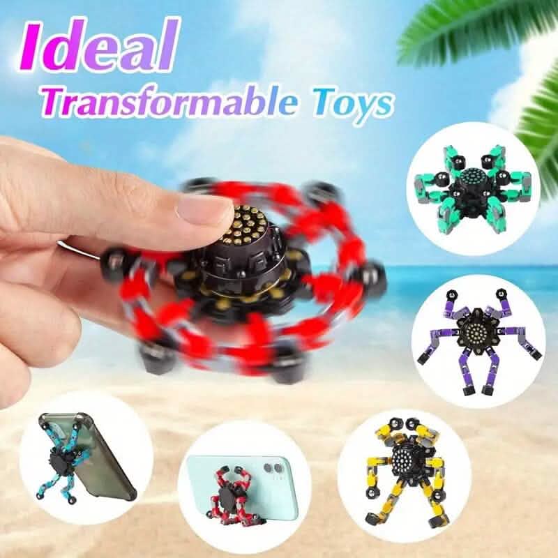 3-Pack: Fidget Toys Transformable Spinners Toys & Games - DailySale