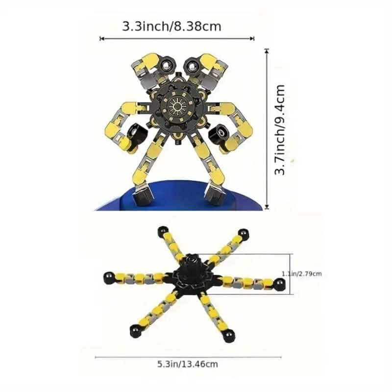 3-Pack: Fidget Toys Transformable Spinners Toys & Games - DailySale