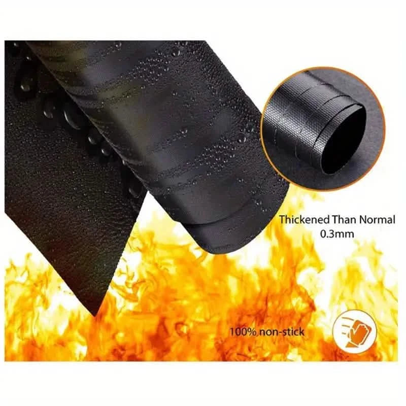 3-Pack: Non-Stick BBQ Grill Mesh Mats Kitchen Tools & Gadgets - DailySale