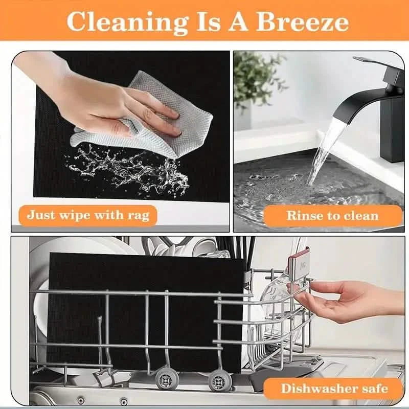 3-Pack: Non-Stick BBQ Grill Mesh Mats Kitchen Tools & Gadgets - DailySale