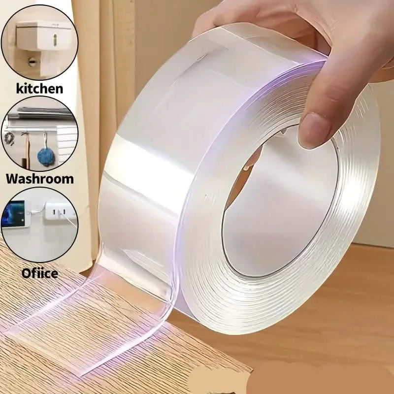 3-Pack: Reusable & Washable Nano Double-Sided Tape Everything Else - DailySale