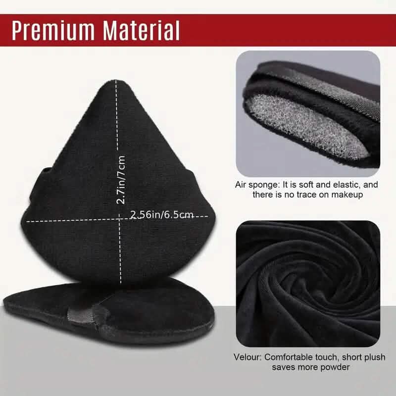 3-Pack: Triangle Powder Puff for Loose Powder and Liquid Cosmetic Beauty & Personal Care - DailySale