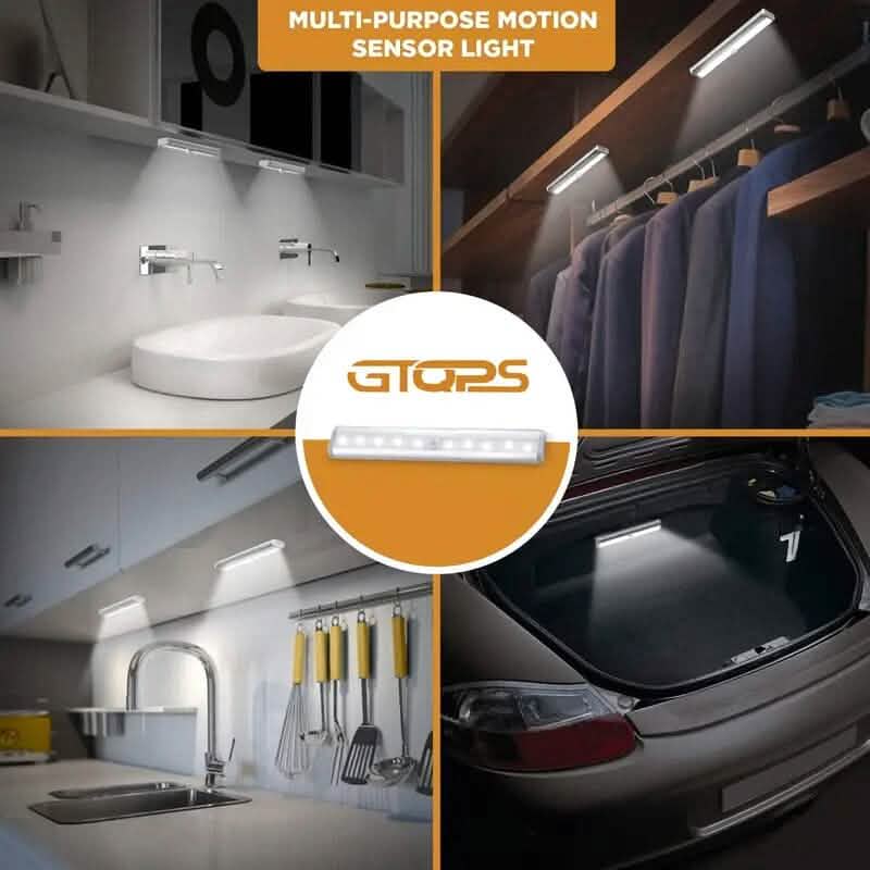 3-Pack: Under Cabinet Wireless Motion Sensor LED Light Indoor Lighting - DailySale