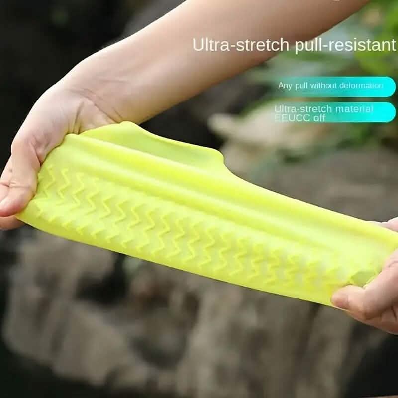 3-Pairs: Outdoor Latex Rain Boots Waterproof Shoe Cover - White Women's Shoes & Accessories - DailySale