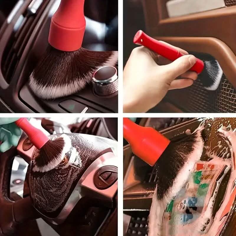 3-Pieces: Car Detailing Brush Set Automotive - DailySale