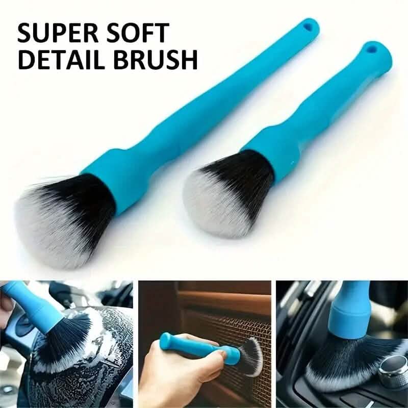 3-Pieces: Car Detailing Brush Set Automotive - DailySale