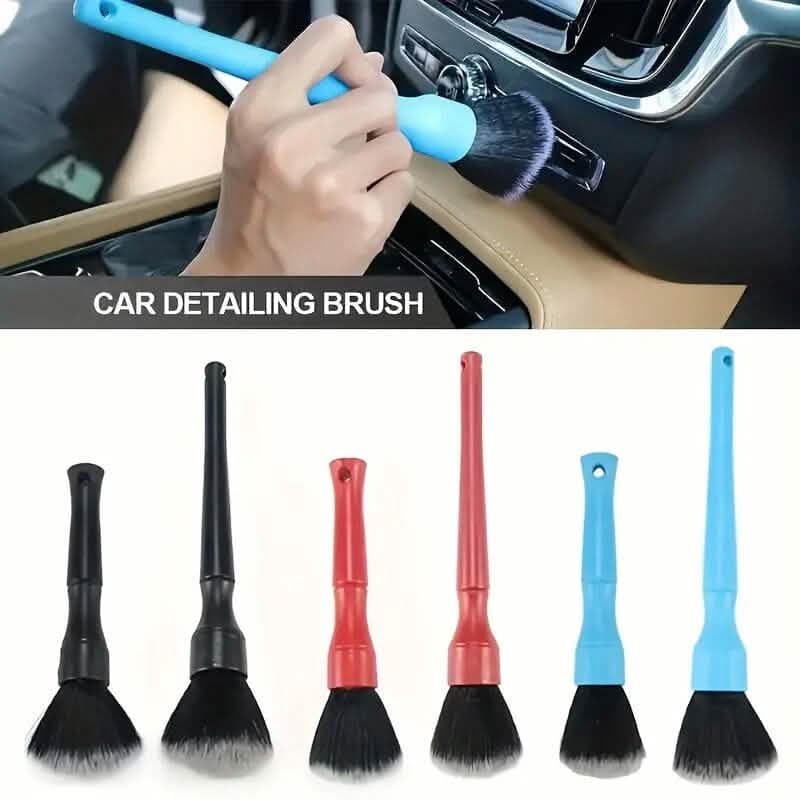 3-Pieces: Car Detailing Brush Set Automotive - DailySale