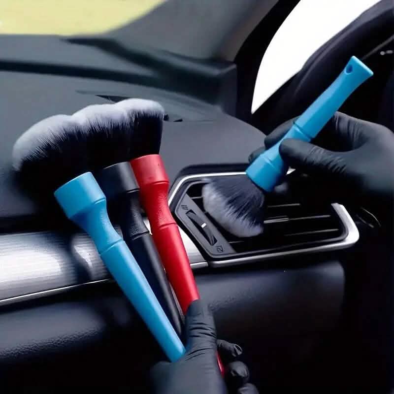 3-Pieces: Car Detailing Brush Set Automotive - DailySale