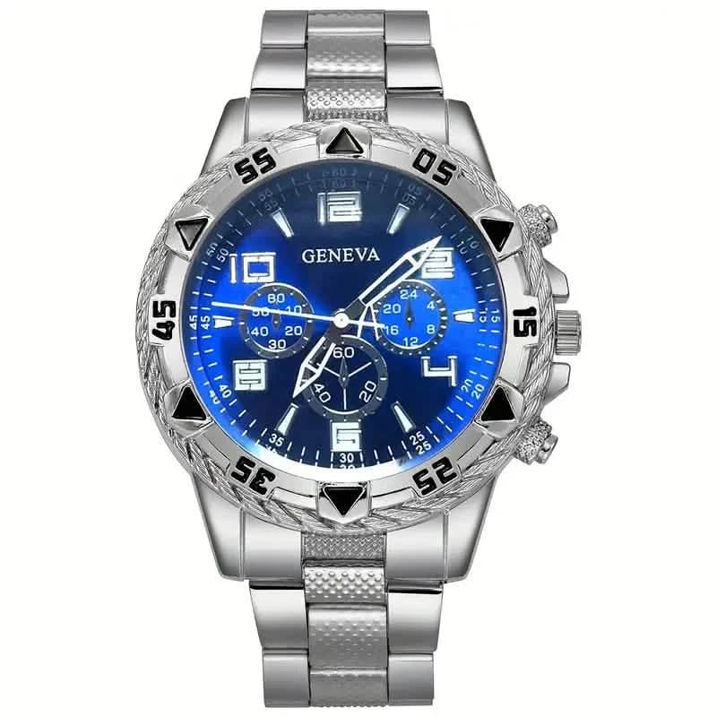 3-Pieces: Fashionable Men's Quartz Watch Set Watches - DailySale