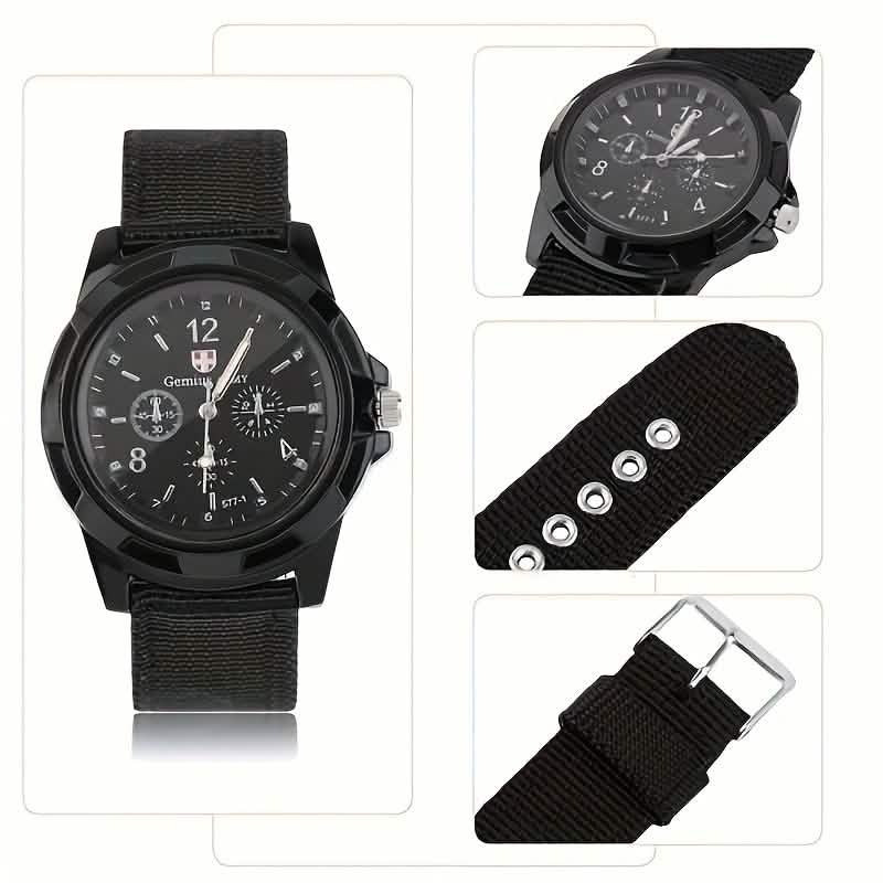 Men's Nylon Casual Sport Quartz Wrist Watch