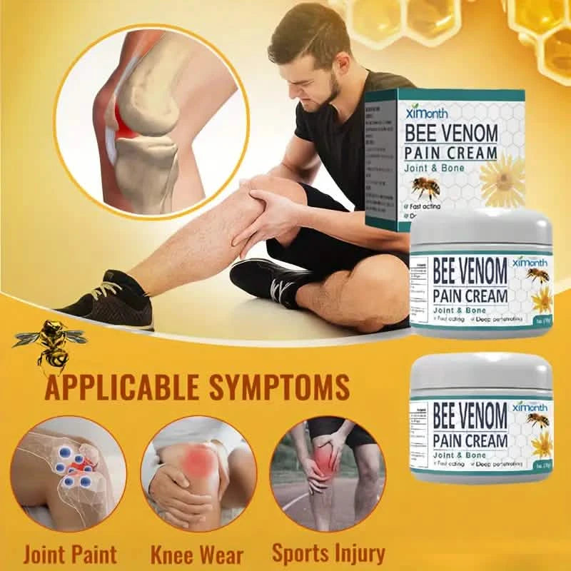 30g Bee Venom Pain Cream for Lumbar, Spine, Hand, Foot, Joint, Shoulder, Neck Wellness - DailySale